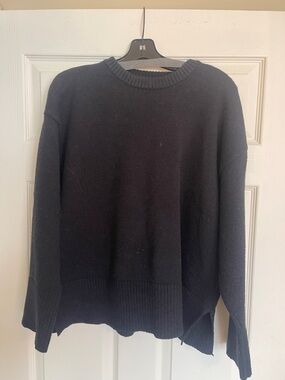 Classic Black Crewneck woman’s  Sweater -